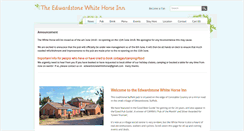 Desktop Screenshot of edwardstonewhitehorse.co.uk